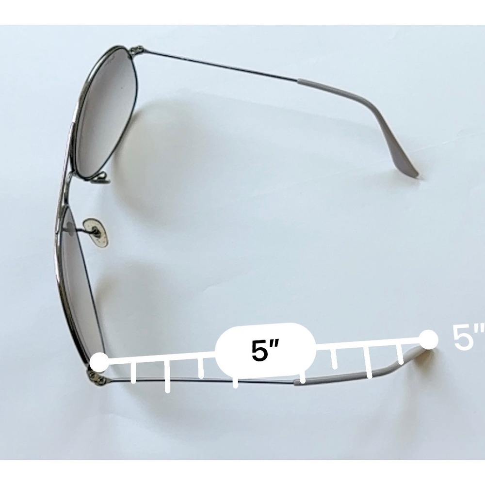 Ray-Ban Cockpit RB 3362 Sunglasses Women 59mm Gunmetal Purple Gradient  Aviator - Picture 10 of 11